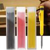2.8mm Solid Carpenter Pencil Built-in Sharpener Scratch-resistant Graphite Manual Operation Woodworking Marking Pencil for Construction