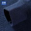 ROMON Men's 100% Cashmere Thick Warm Mock Neck Sweater