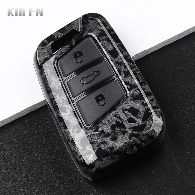 

Abs Carbon Fiber Style Car Key Case Cover For Volkswagen Vw Magotan Passat B8 Golf For Skoda Superb A7 High Quality Shell Fob