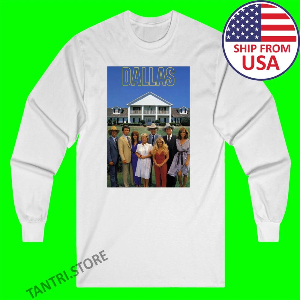 

Dallas 80s Classic TV Series Men s White Size S to 2XL 4XL