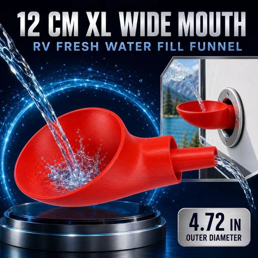 Portable Design Water Filler Funnel Manual Water Filling Water Filler Travel Trailer