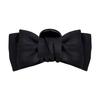 Women Hairpin Smooth Satin Bowknot Decor Anti-slip Teeth Hair Clip Side Bang Small Hair