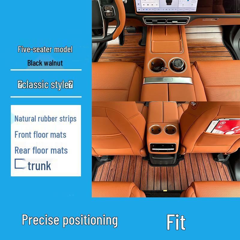 Ideal L8/L7/L6/L9 Solid Wood Floor Mat Pad for Cars