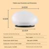 Outdoor Solar LED Pebble Lights - Glass Stone Decor for Lawn, Courtyard, Park