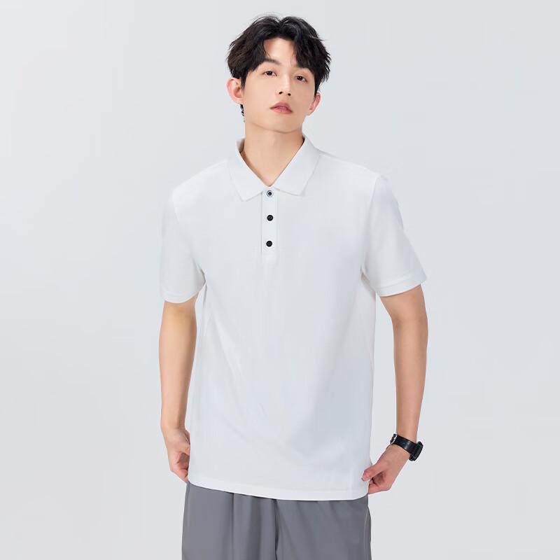 MINISO Men's Ice Silk Quick-Dry Short Sleeve Polo Shirt
