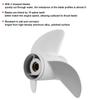 13x19 Outboard Propeller High Thrust 3 Blades 15 Tooth 6E5‑45941‑00‑00 Fit for Yamaha 50‑130HP Engine 3 Blades Propeller