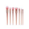 7Pcs/set High-grade Nylon Bristles Makeup Brush Diamond-shaped Handle Brush Set Eyeshadow Brush Cosmetic Tools
