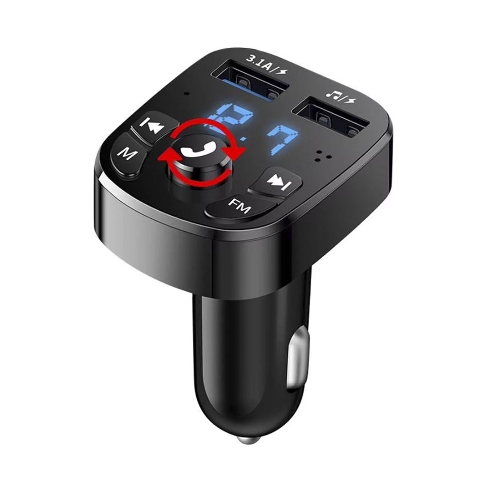

FM-передавач Автомобільний бездротовий Bluetooth 5.0 FM-радіо Модулятор Автомобільний комплект 3.1A USB Автомобільний зарядний пристрій Handsfree Aux Audio MP3-плеєр