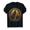 Odin'S Raven Celtic Viking Valhalla Pagan Unisex Adult T-Shirt