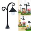 Mini Miniature Street Light Model Railway Train Lamp Post Lights for Mobile Phone/ Scene/Desktop Mini Decoration