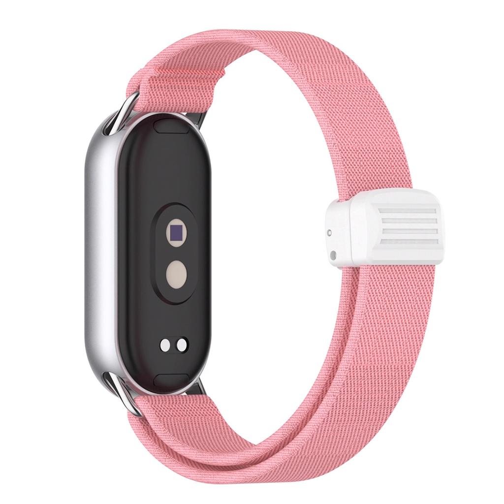 Elastic Nylon Band For Xiaomi Band 10/9/8 Magnetic Braided Sport Band For Miband 10 9 8 NFC Smartwatch Replacement Bracelet