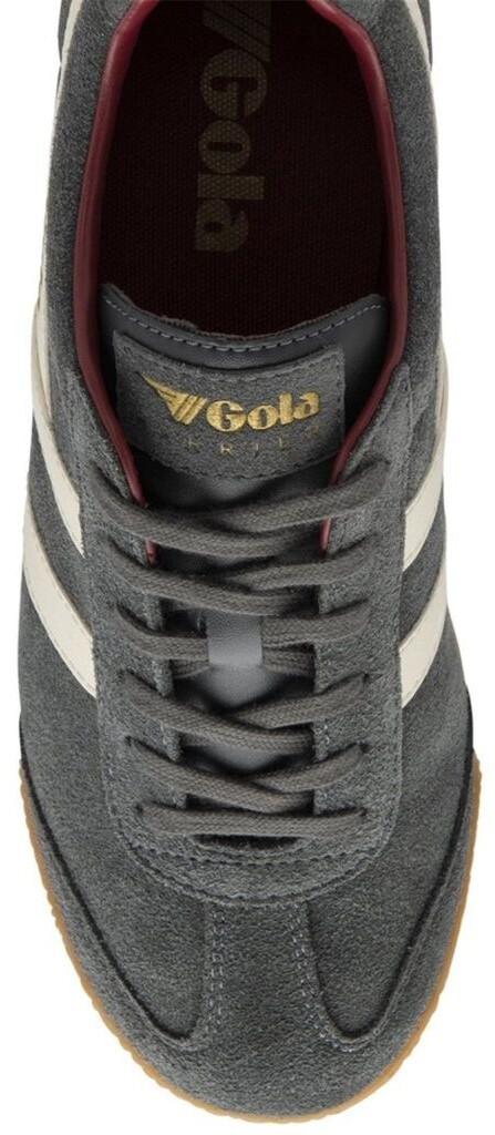 Замшевые кроссовки Gola Harrier (CMA192) синий/белый/мариновый/желтый/красный