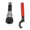 Collet Chuck, Milling Port   To  25 Marching Machine Collet Chuck Driping Drilling Port with  25 Hook Wrench for Limited Thickness Flat Nut Drops
