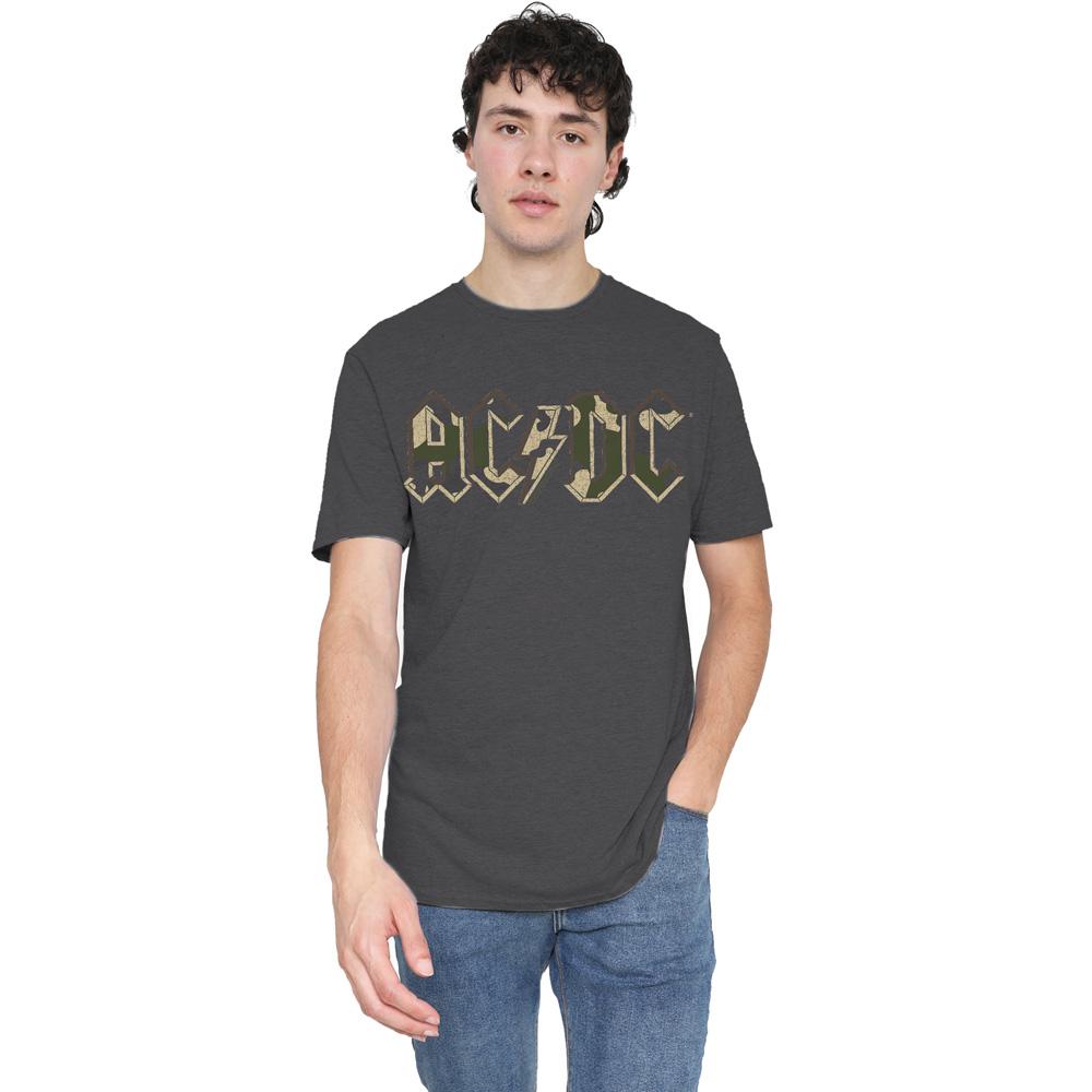 AC/DC Unisex Adult Camo Logo T-Shirt