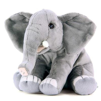 Bunte Afrikanische Elefant Plüschtier Realistisches Tier Spielzeugpuppe Geschenk Präsent Geburtstag Weihnachten Weihnachtsgeschenk (Sitzserie/Soft Touch) (Zweimal