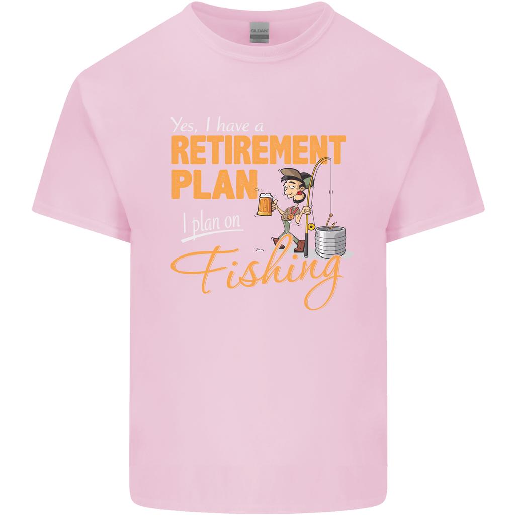 RetireUnisext Plan Fishing Funny FisherUnisex Unisexs Light Cotton TShirt