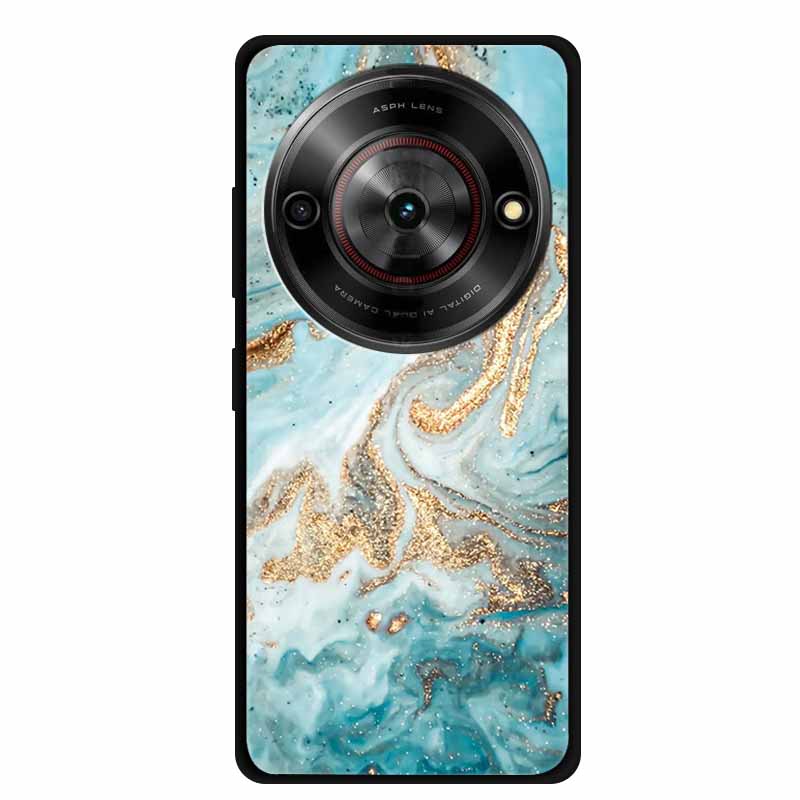 For ZTE Blade A75 5G Case Luxury Marble Silicone Soft Phone Cover for ZTE Blade A75 5G Protective TPU Back Shell Coque Capa A 75