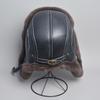 New Men's 100% Natural Rex Rabbit Fur Bomber Hats Winter Russian Man Warm Real Sheepskin Leather Hat Male Real Fur Caps