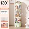 Toy Storage Tube Doll Organizer Bucket Large Transparent Organizing Cylinder Multifunctional Luxury Plastic Organization Boxes