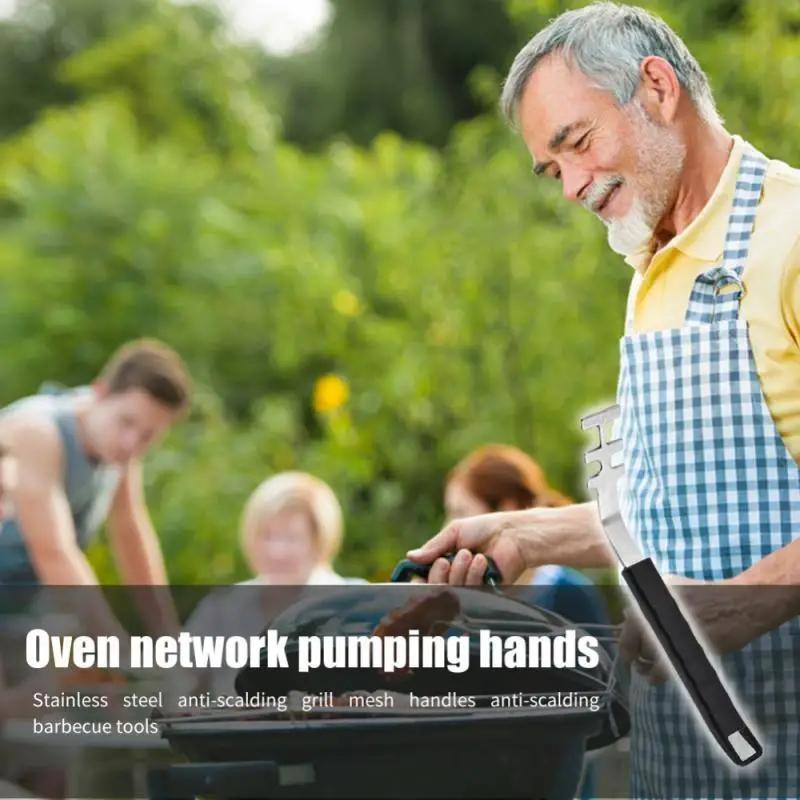 Anti-Scald Grill Grate Lifter Heat-Resistant Cooking Grate Lifter Tool Grill Tools Accessories for Lifte The Grill Net BBQ Tools