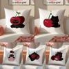 Little Black Cat Cherry Pillowcases: Let It Snow, Merry & Bright Room Home Decoration