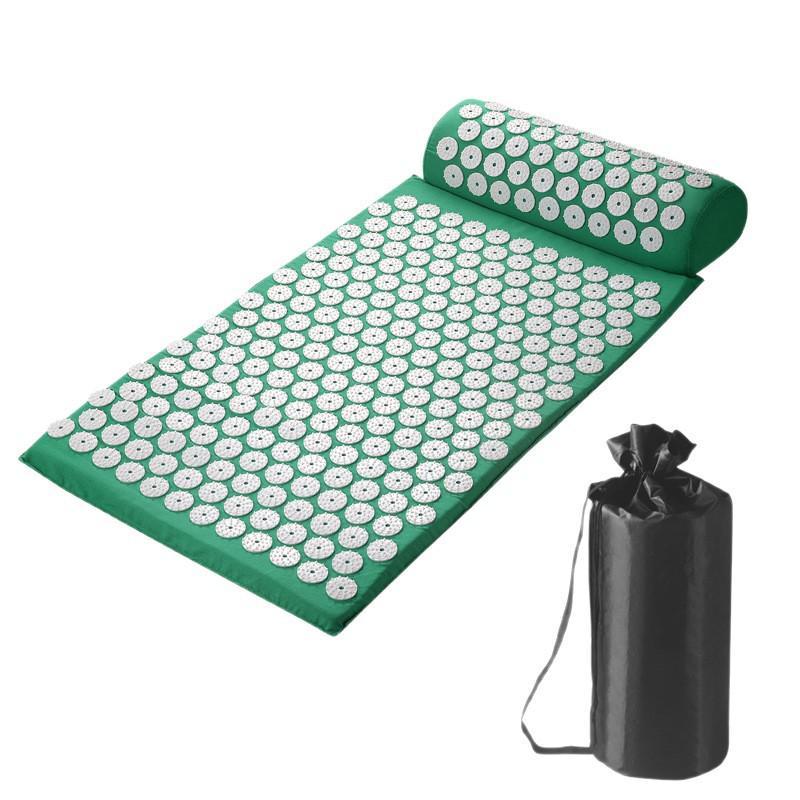Acupoint Yoga Mat & Pillow Set for Acupuncture Massage and Fitness