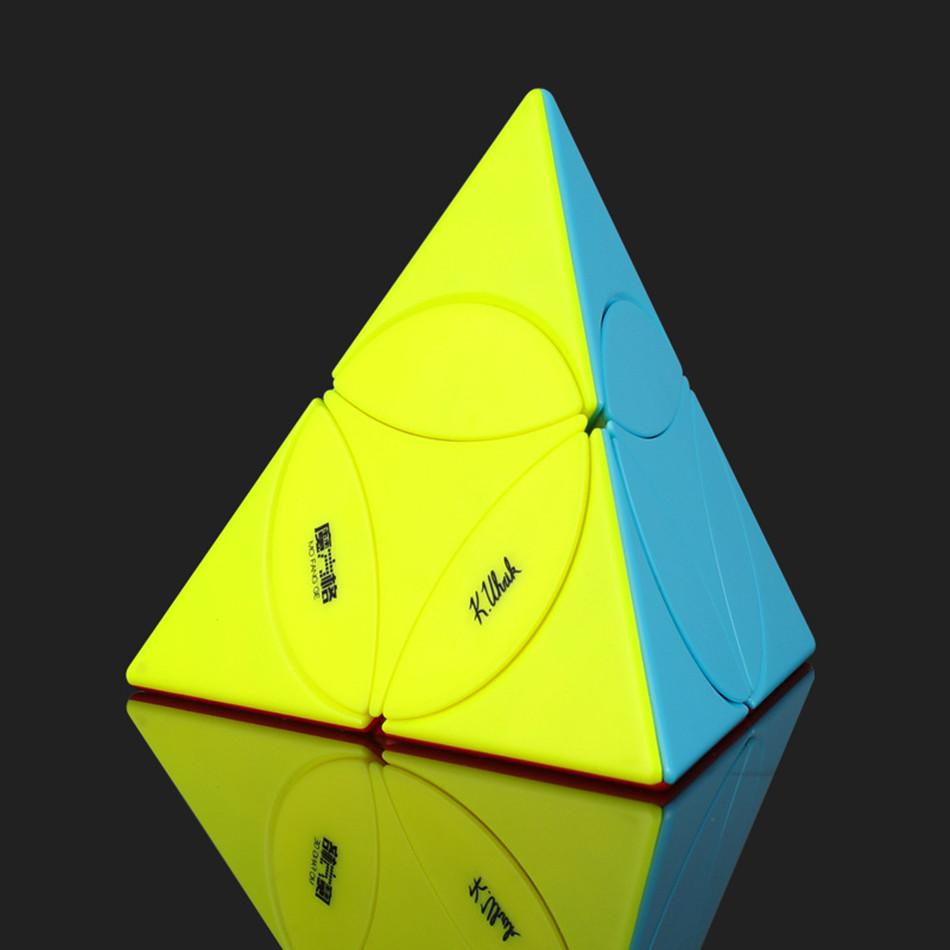 10 Kinds Qiyi 3X3X3 Pyramid Speed Magic Cube Professional Magic Cube Puzzles Colorful Educational Toys For Children