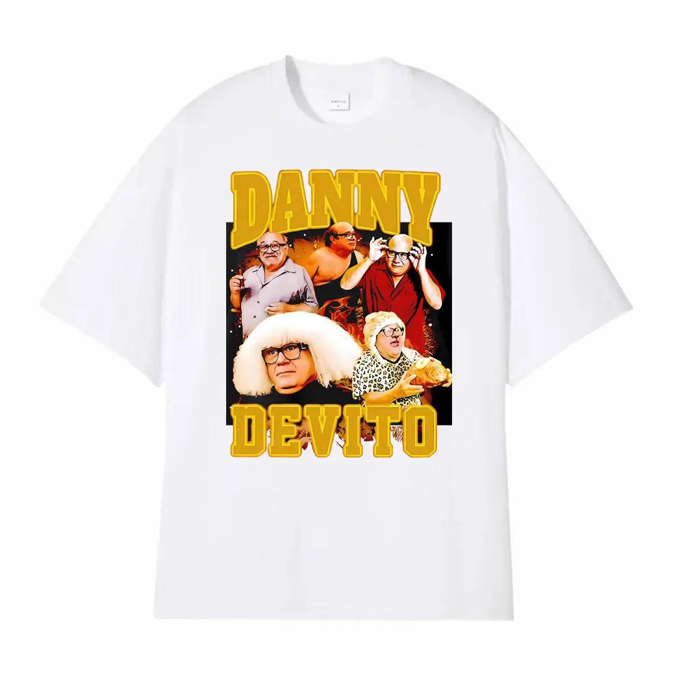 Śmieciarz Danny Devito Vintage Koszulka Rapowa Wysokiej Jakości Koszulki Unisex Krótki Rękaw Komfort Męska Odzież Koszulka Streetwear