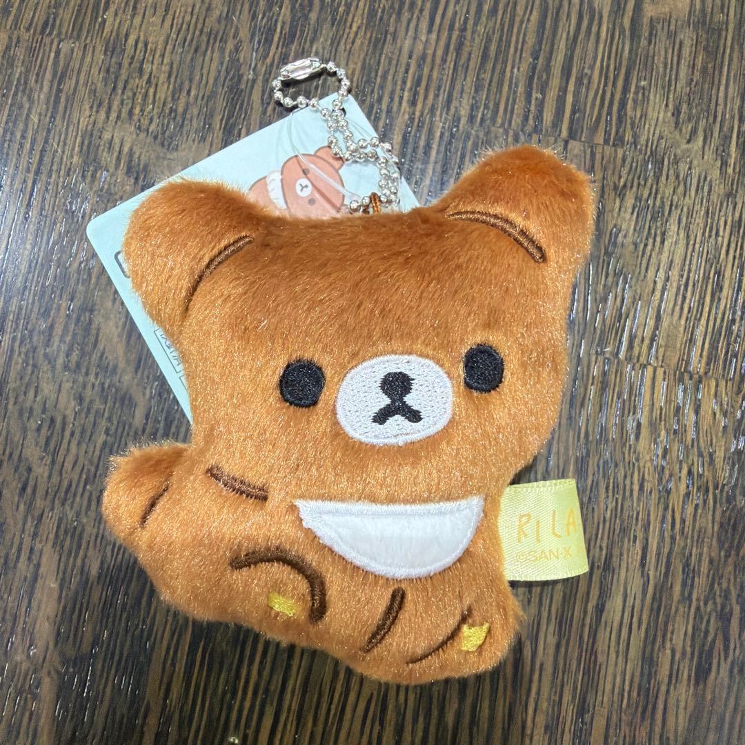 Rilakkuma hanging stuffed toy Chiiroikoguma