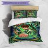 3-teiliges Bettbezug-Set (1 * Bettbezug + 2 * Kissenbezug, ohne Kern), Ben 10 Cartoon-Aufdruck Bettwäsche-Set, Schlafzimmer-Dekoration, Ganzjahres, Geburtstagsgeschenk