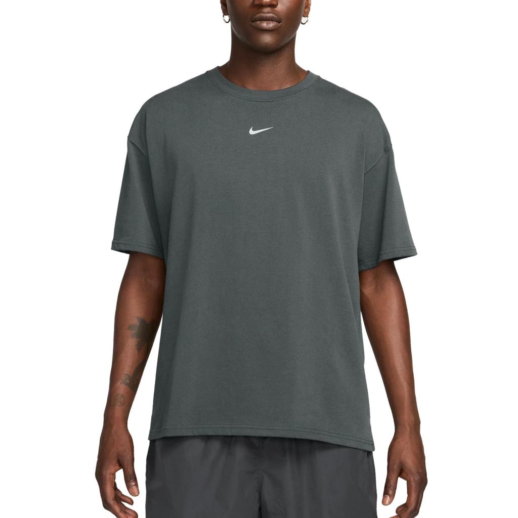 Nike Nocta Collaboration Logo Crewneck Casual Short-Sleeve T-Shirt Unisex Gray