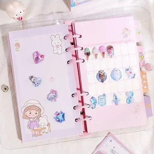 1Sheet 3D Capsule Glue Relief Kawaii Stickers Diy Diary Mobile Phone Camera Decoration Cute Stickers