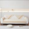 Coussin de canapé antidérapant en peluche épaisse, moderne et simple, serviette de canapé pour la maison, housse de canapé en peluche au lait d'hiver pour le salon