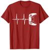 Player Heartbeat T-shirt Fun Video Game Gift Boy Man Player T-shirt Y2k Cute Heart Graphic Clothing Short-sleeved Casual