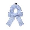 Emis Stripe Frill Scrunchie Sky Blue