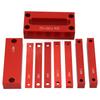 9PCS Height Gauge Blocks Aluminum Alloy Woodworking Setup Bars for Milling Machine Table Saw