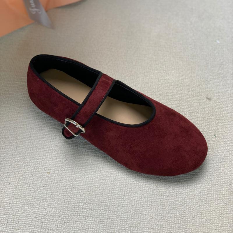 

Мода 2025 НОВЫЕ Женские Балетки с плоской подошвой и круглым носком Повседневная Удобная Обувь Слипоны Резиновая Подошва Летняя Обувь для Отдыха 40