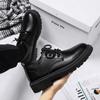 Men Shoes Waterproof Non-slip Shoes Men's Fashion Black Shoes Leather Shoes Breathable Casual Shoes