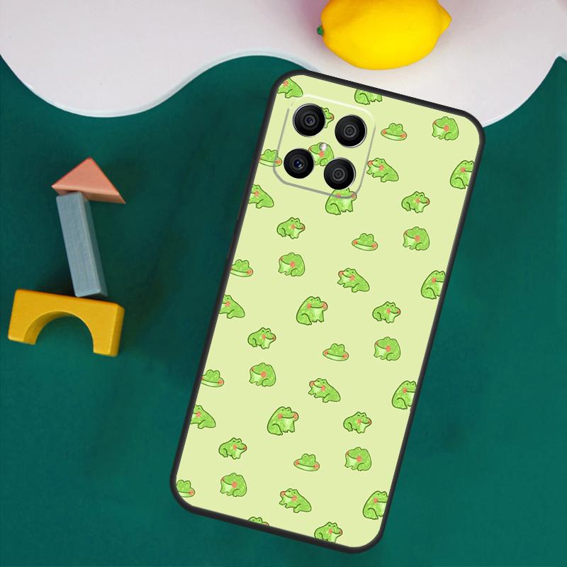 Cottagecore Frog Mushroom Moon Witchy Case For Honor Magic 7 Pro 5 6 Lite Honor 200 Pro 50 70 90 X9a X8a X8 X9 X8b X9b X9c Cover