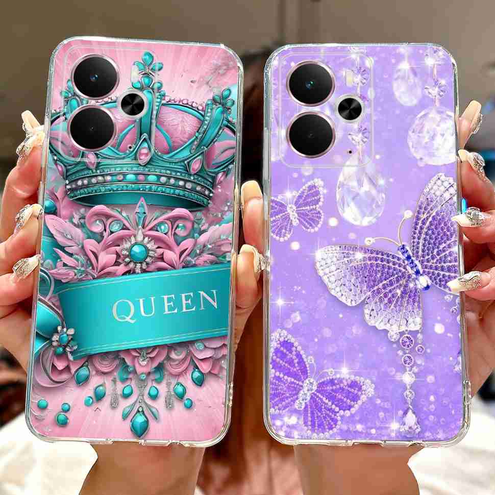 Bumper Clear Case For Realme 14 5G Soft Transparent Cases Silicone Shockproof Cover For Realme 14 14X Pro Realme14Pro Fundas