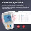 BT Temperature Humidity Data Logger Smart Thermometer Hygrometer 64000 Measurement Data Storage High Precision Sound