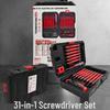 31-in-1 Insulated Electrician's Screwdriver Set - Phillips, Flathead & Specialty Tools