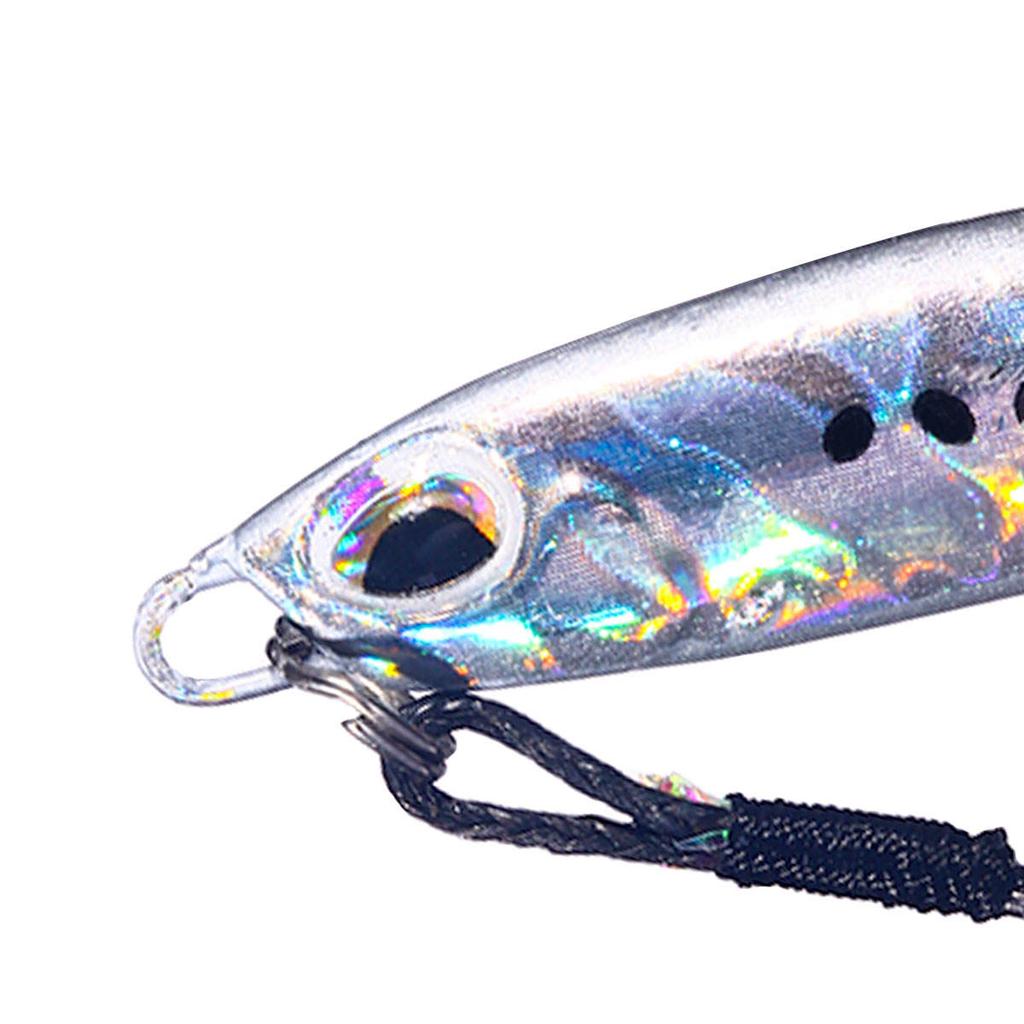 High Quality 10g 5cm Metal Artificial Hard Bait Jigging Lure Hooks for Carp Trout Effective Rivers Streams for Float Fishing