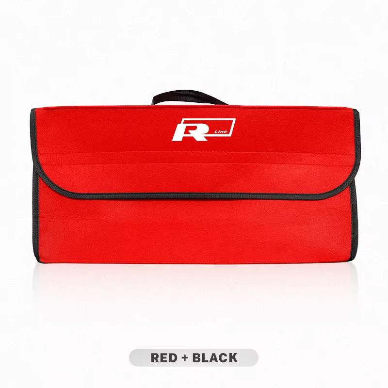 2026 Hot For Volkswagen VW Car Trunk Storage Bag Large Capacity Foldable Organizer Box For VW GTI Rline Polo Golf Passat Tiguan