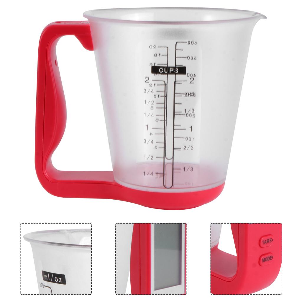 Digital Measuring 1000G/1G Lcd Display Kitchen Scale For Milk Powder Coffee Cooking Pharmacy Measuring Cup Use Black