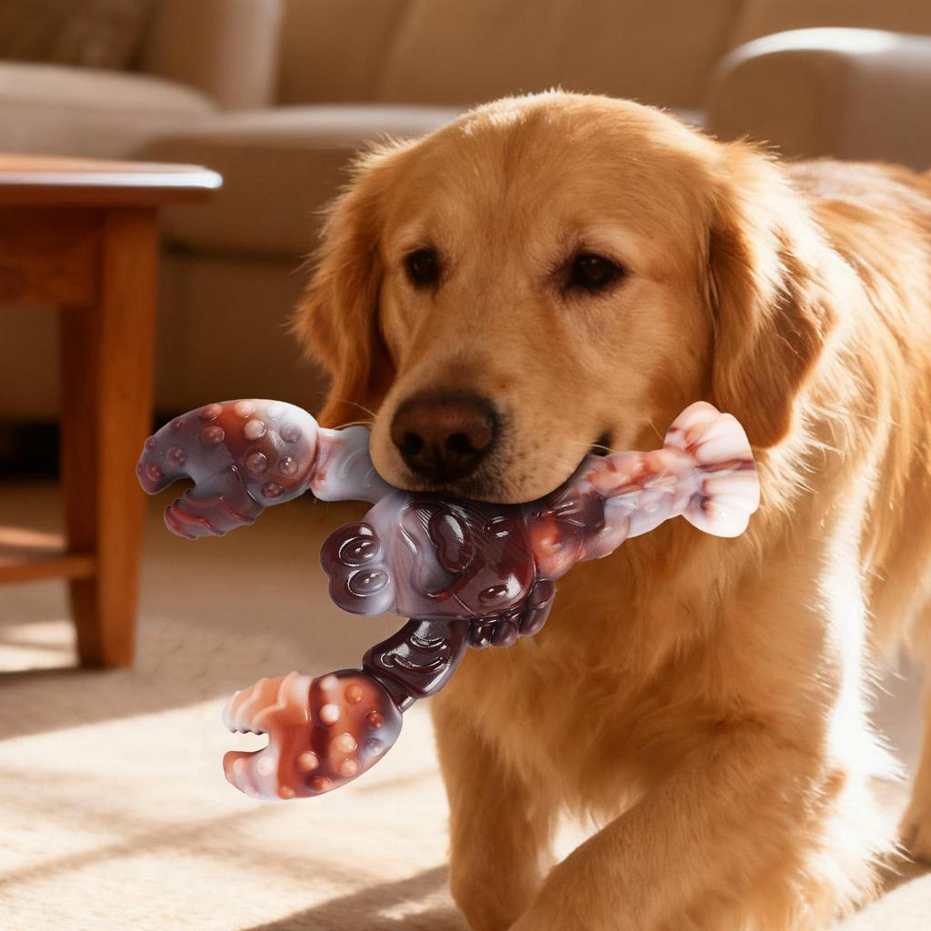 Dog Chew Toys Lobster Enrichment Game Puppy Chew Toys For Training Behavior Correction Home Living Room Bedroom Play Area Alone