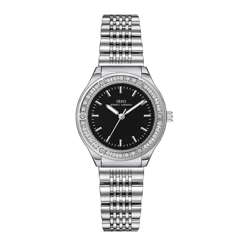 6638 Watch Women'S Diamond-Encrusted Waterproof Steel Belt Women'S Watch High Value