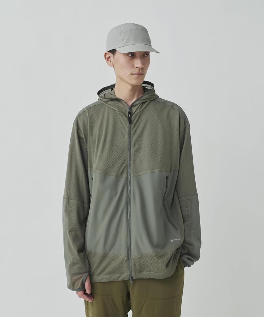 Snow Peak Breathable Quick Dry Cap AC-25SU010, Headwear, Cap, Hat, Men's and Women's, Gray 2