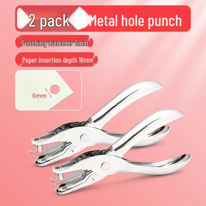 Round Hole Punch for Loose Leaf Binder