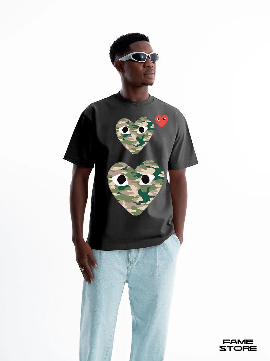 

T-shirt with meme cat y2k print M
